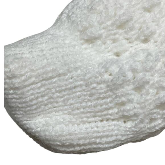 Sears Vintage White Sweater Hoodie Baby Jacket Deadstock size 12M - Picture 10 of 11